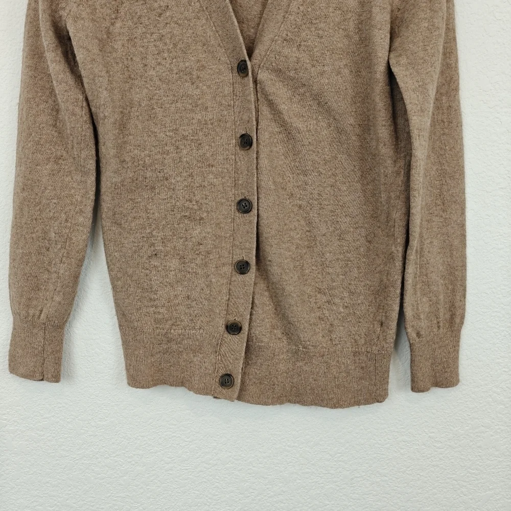 J. Crew Long Sleeve V Neck Button Up Wool Blend Light-Weight Cartigan XS